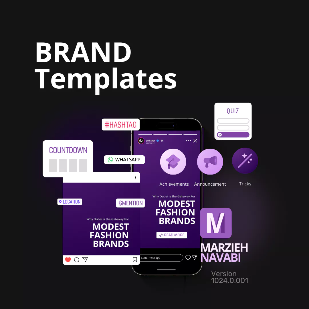 Marzieh Navabi Brand Templates