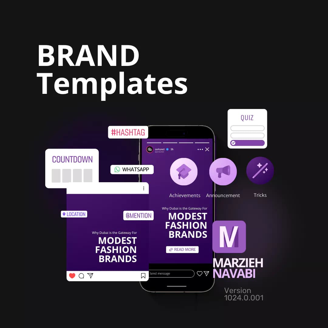 Marzieh Navabi Brand Templates